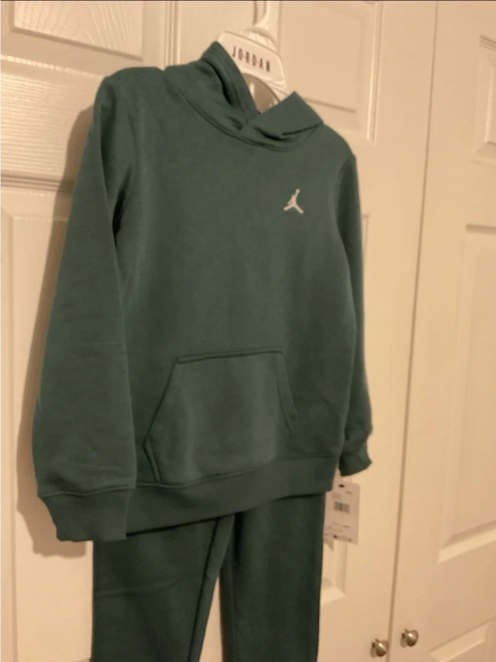 Jordan Kids Dark Green Hoodie & Jogger Set